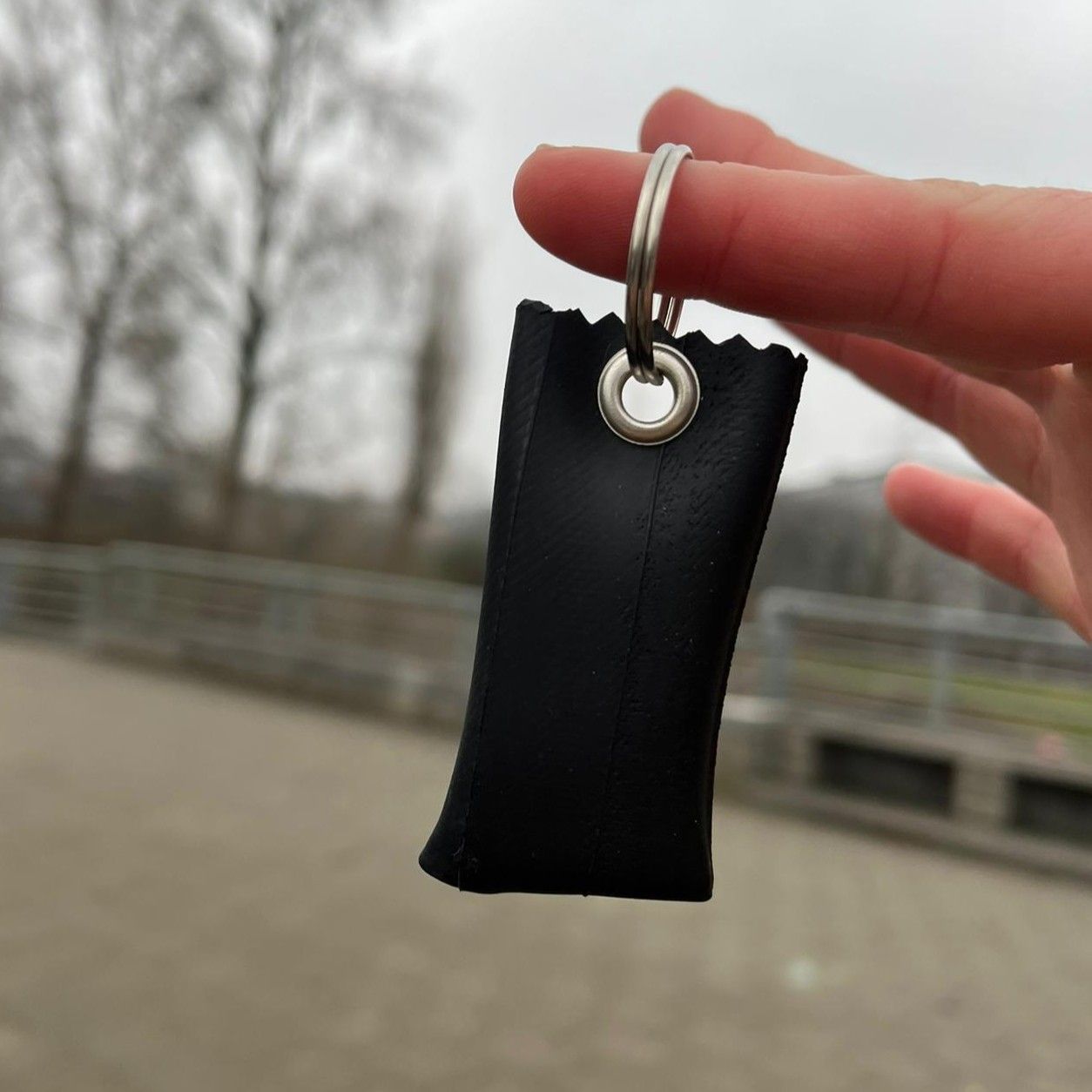 Porte-clés tube Récup'Osons